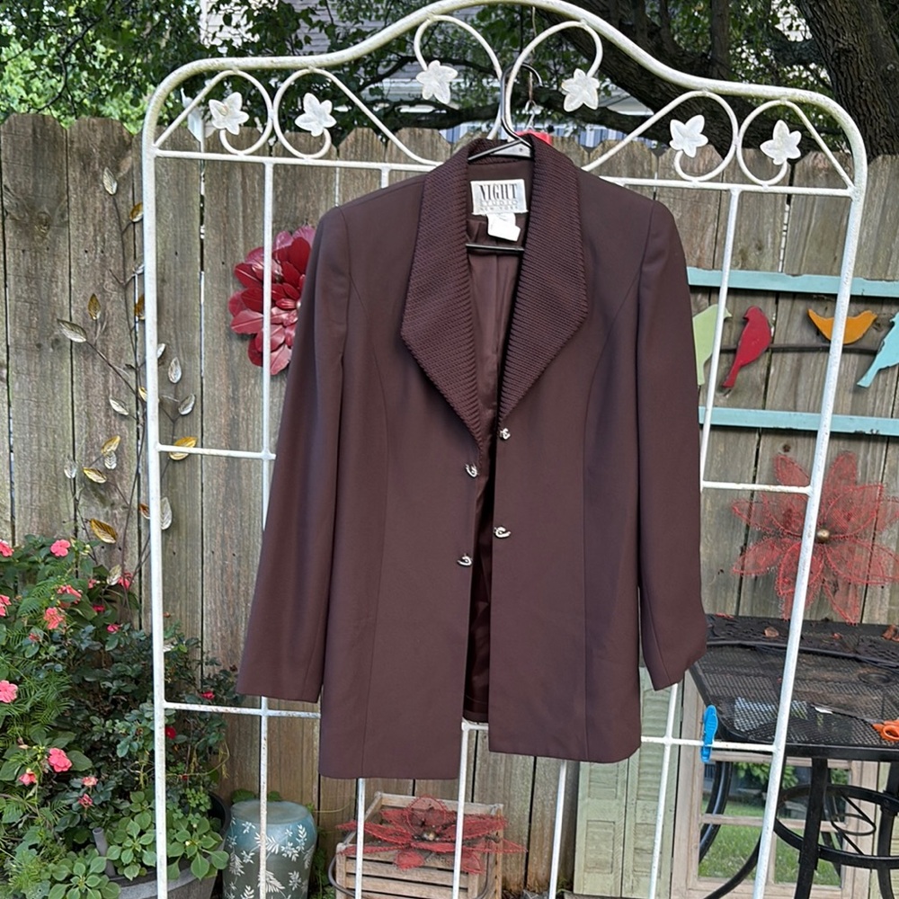 Chocolate Brown Tailored Blazer for Business